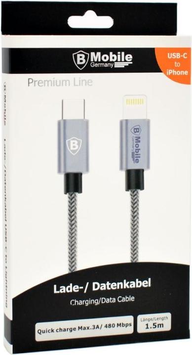 Produktbild Hermex USB-C zu Lightning Kabel (1.50 m, USB 3.2 Gen 1)