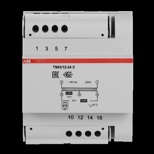 Actual product image ABB TS 63/12-24 C Safety transformer 63VA