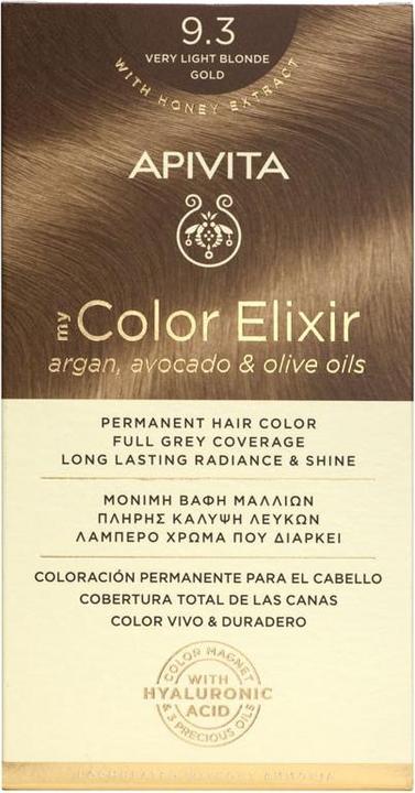 Produktbild Apivita MY COLOR ELIXIR Dauerhafte Haarfarbe 93 - 1 Stück (#9.3)