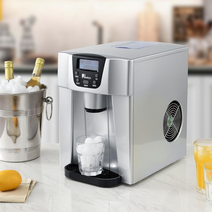 Produktbild Juskys Eiswürfelmaschine mit Spender
