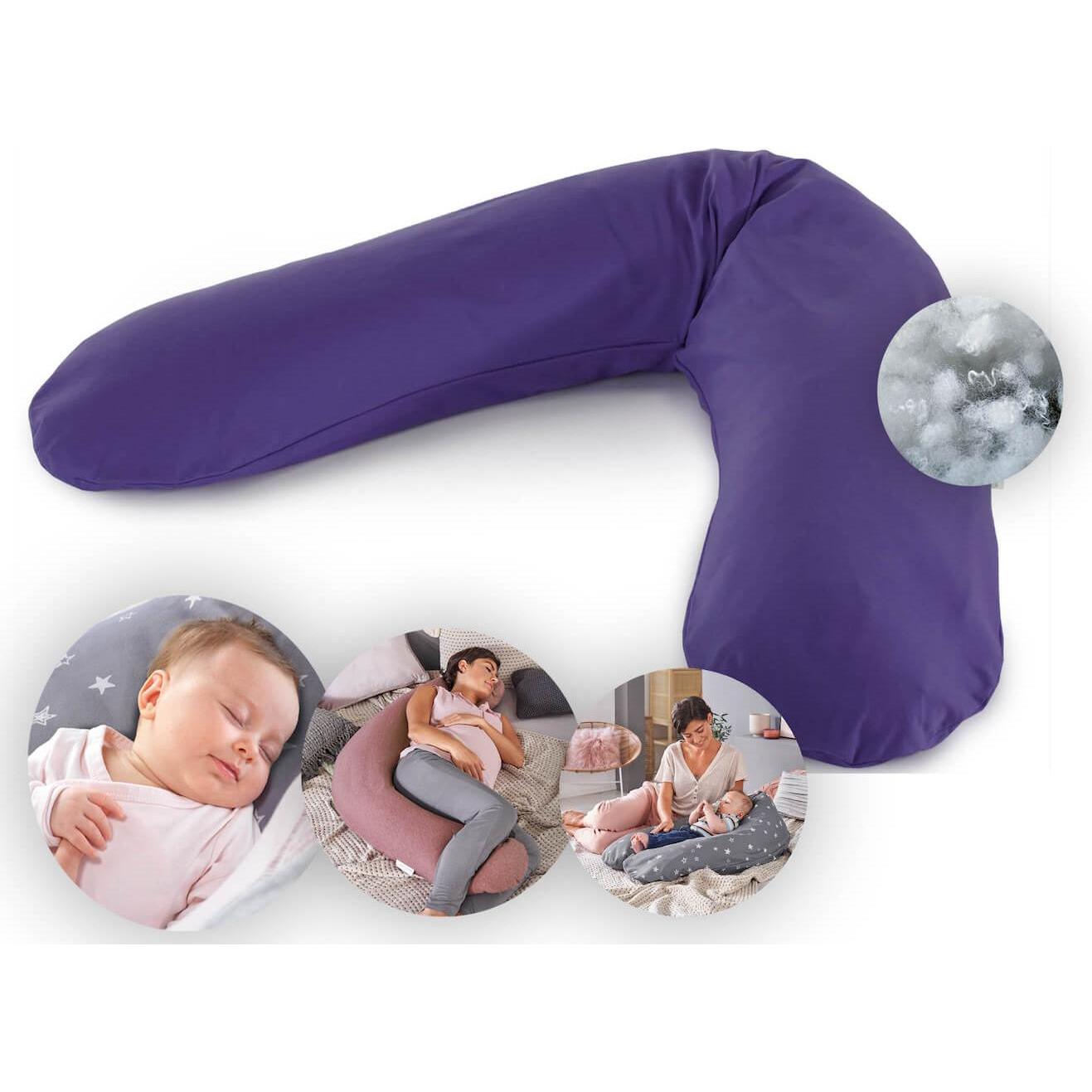 Thumbnail - Theraline, Stillkissen, Stillkissen "Das Original" mit Polyester Hohlfaser Füllung inkl. Bezug 190 cm (190 cm)