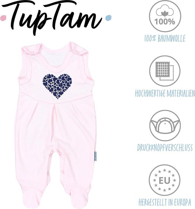 Produktbild TupTam Strampler mit Fuss - 3er Set (50)