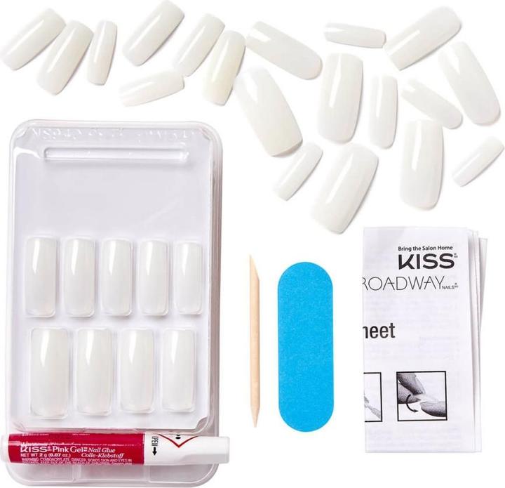 Image du produit KISS Nails - Natural Nails Go Rouge (Ongles artificiels)