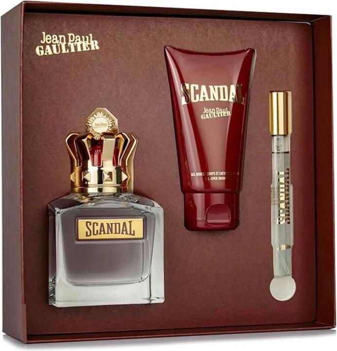 Actual product image Gaultier SCANDAL POUR HOMME LOT 3 pieces (Perfume set)