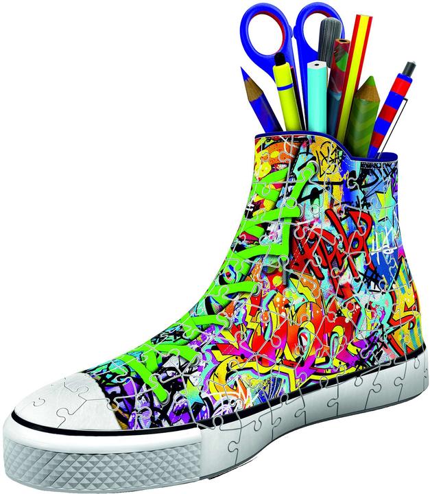 Produktbild Ravensburger 3D - Sneakers Graffiti (108 Teile)