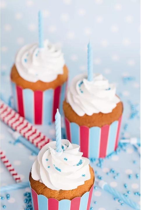 Actual product image Städter Candles light blue, 10 pieces (10 pcs.)