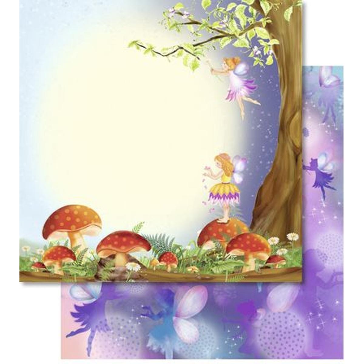 Ursus, Heft + Block, Scrapbook Paper Premium Glitter 30,5x30,5cm VE=5 Blatt Motiv 137