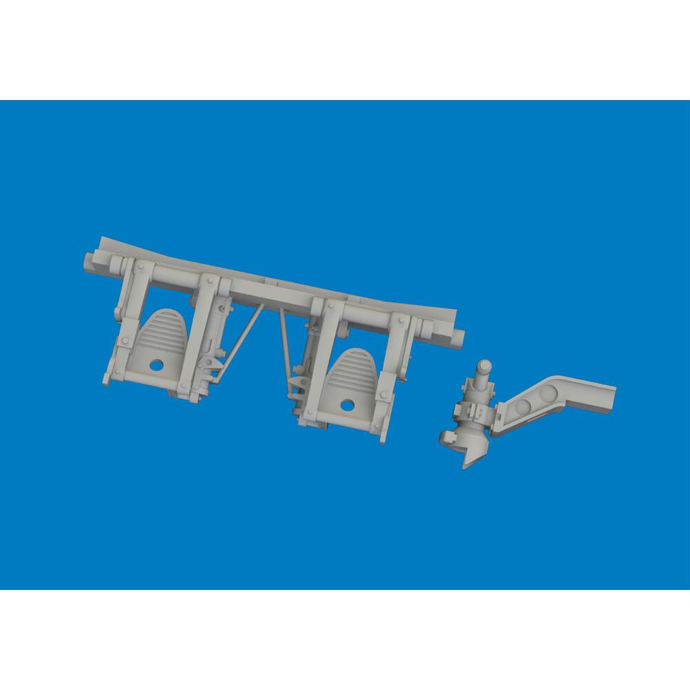 Eduard P-47D Razorback cockpit upgrade set PRINT for Miniart