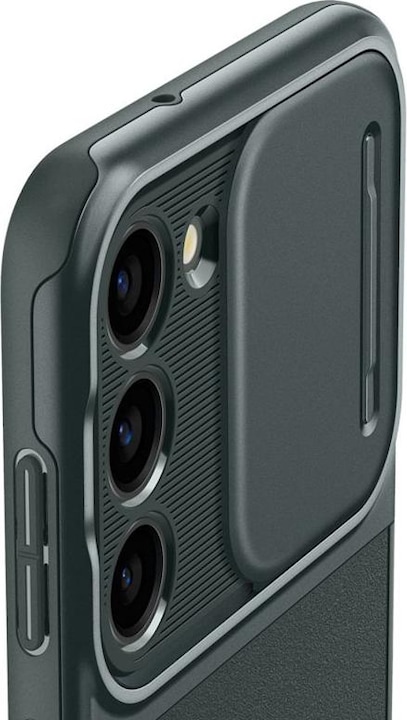 Actual product image Spigen Optics Armor Galaxy S23 Abyss Green (Samsung Galaxy S23+)