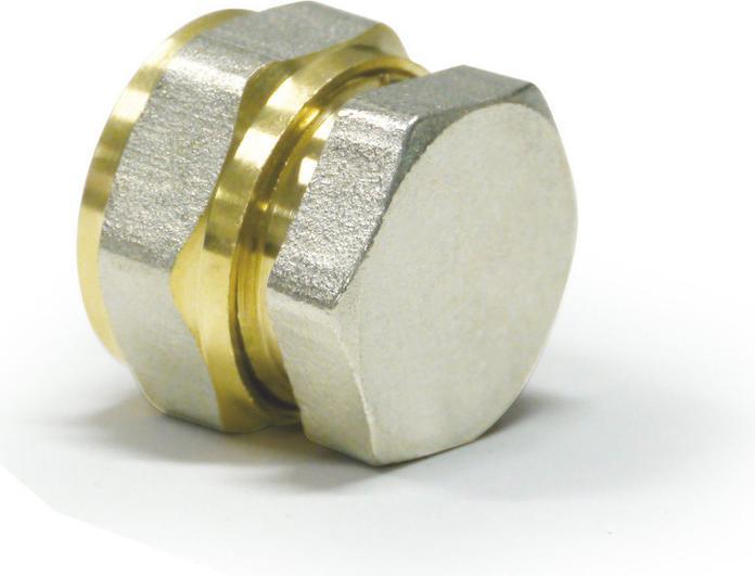 Actual product image Sanpro Screw fitting as push-off plug - compression fitting Plug 20x2 DVGW (Closing cap)