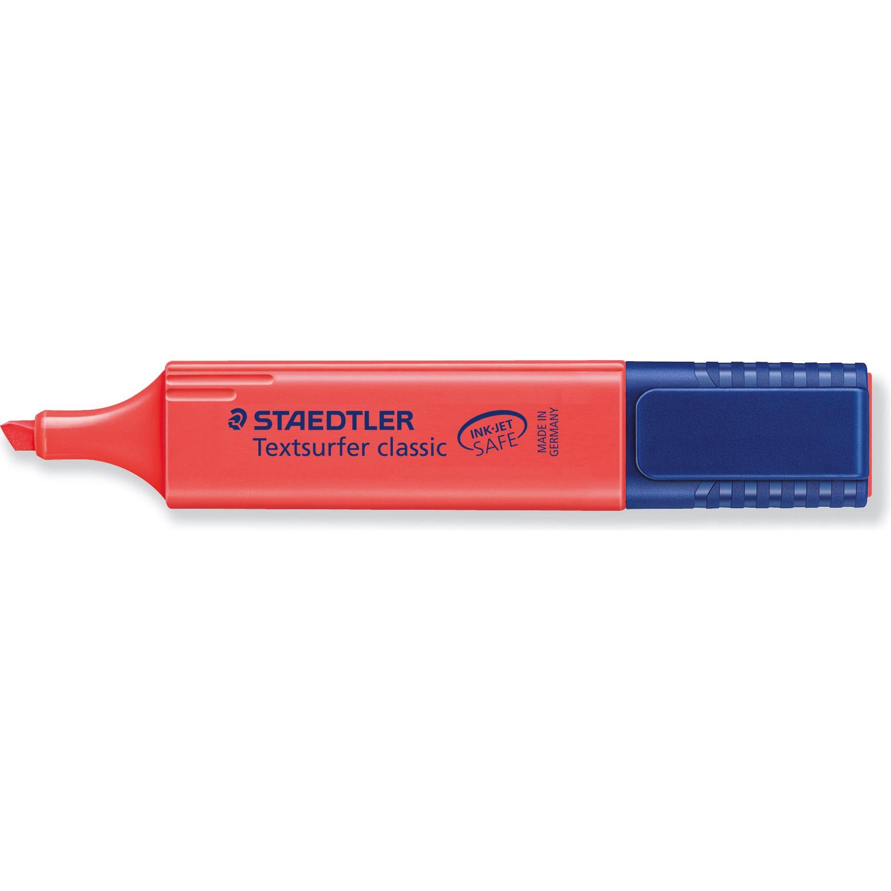 Staedtler, Marker, TEXTSURFER CLASSIC 364 - Textmarker (Rot, 5 mm, 1 x)