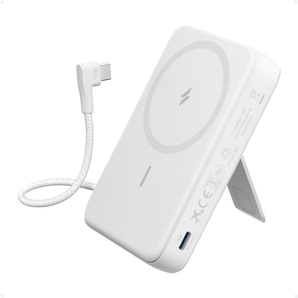 Produktbild Anker 30W, 1 x USB-C Zolo Magnetic Power Bank White (10000 mAh, 30 W)