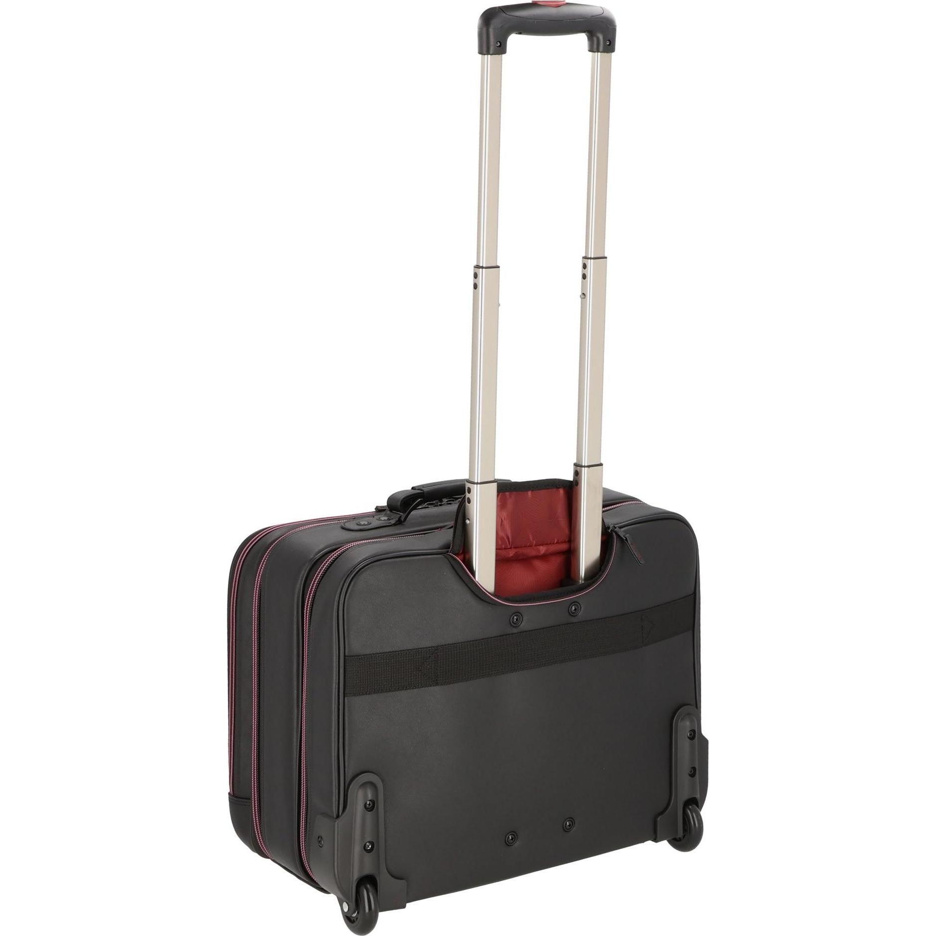 Thumbnail - Davidts, Koffer, 282 2 Rollen Businesstrolley 39 cm Laptopfach, Schwarz, (40 l, Handgepäck (bis 50l))