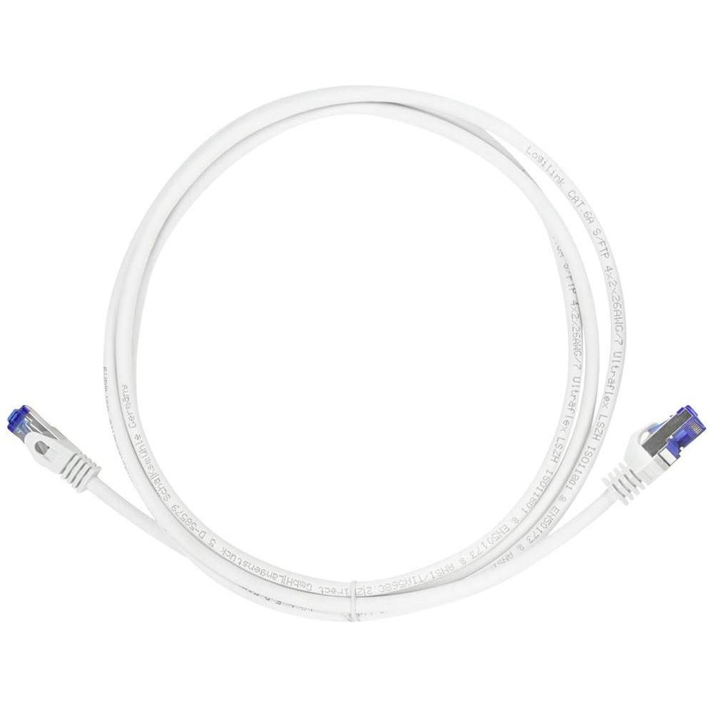 Thumbnail - LogiLink Patchkabel Ultraflex, Cat.6A, S/FTP, 15 m, weiß mitCat.7 Rohkabel, extra flexibles & weiches Kabel m (S/FTP, CA...