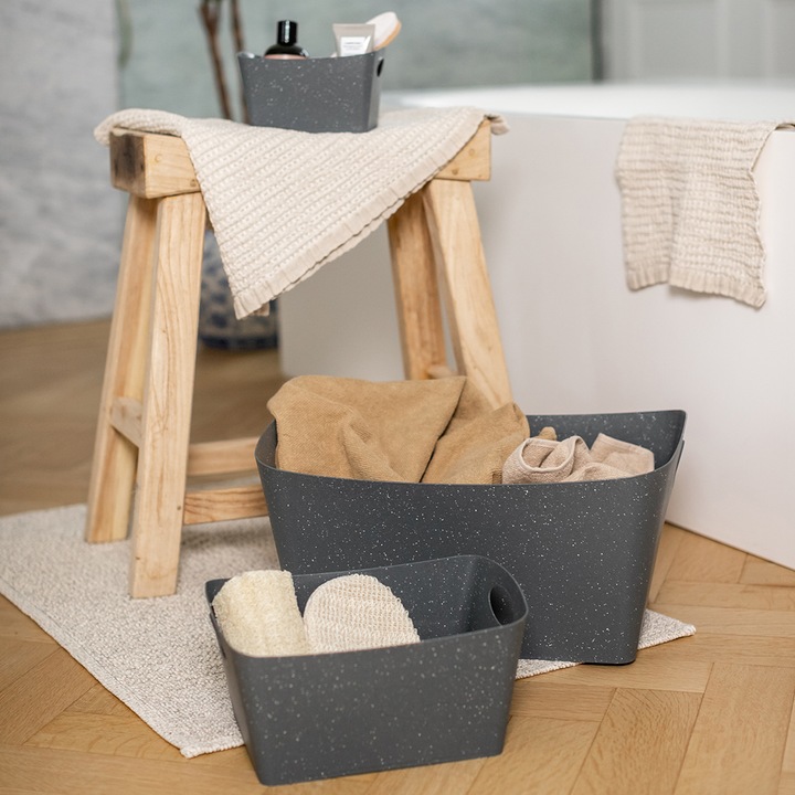 Actual product image Koziol BOXXX M storage box 3.5l grey/white (15 x 20 x 30 cm, 3.50 l)