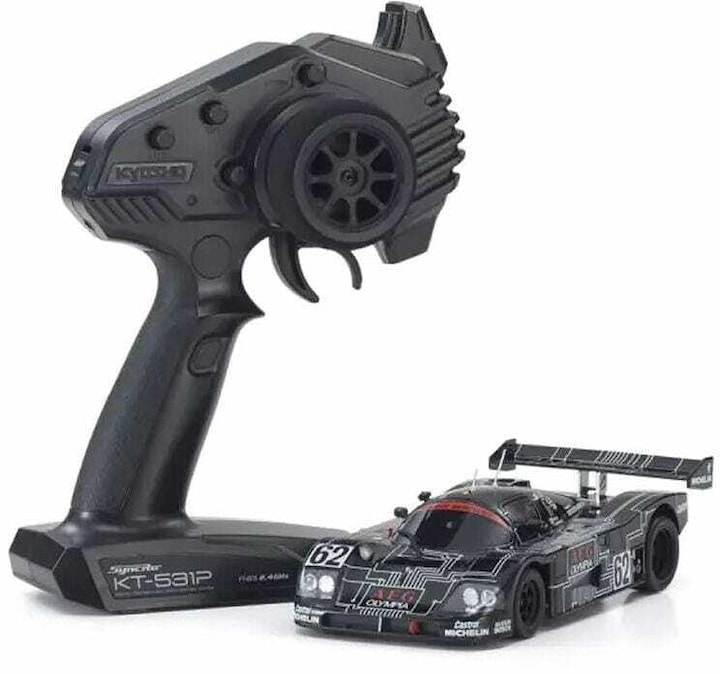 Actual product image Kyosho Mini-Z MR-03 Sauber Mercedes C9 #62 ARTR, 1:27 (ARR Almost Ready to Run)