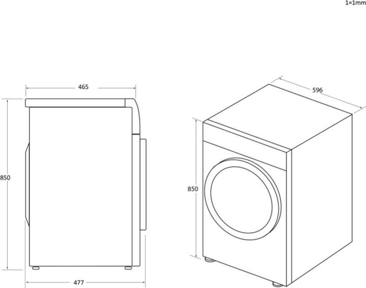Produktbild Hoover Nd4 H7a2tsbex-s (7 kg, Links)