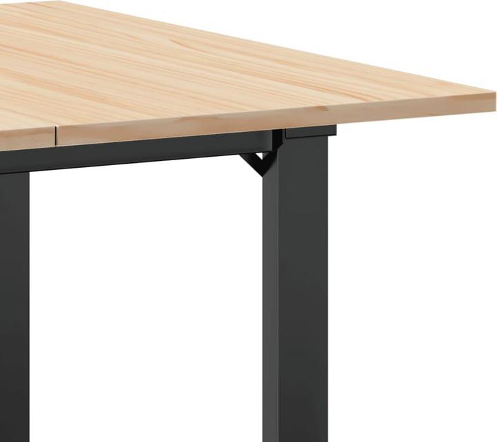 Produktbild vidaXL Esstisch O-Gestell 90 x 90 x 75cm und Gusseisen (90 x 90 x 75 cm)