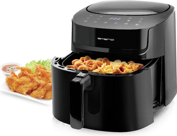 Immagine prodotto Emerio Friggitrice ad aria calda, Smart Fryer, 7,2L, nero, cool t