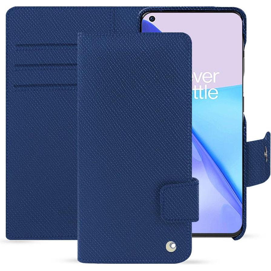 Noreve Lederschutzhülle OnePlus 11 (OnePlus 11), Smartphone Hülle, Blau