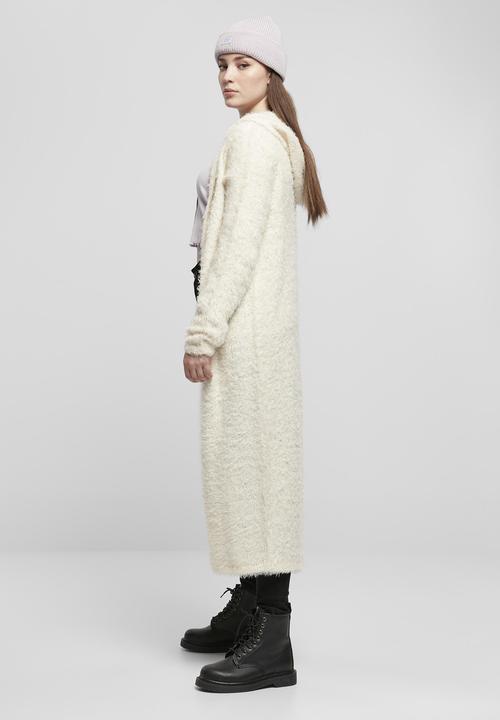 Produktbild Urban Classics Ladies Hooded Feather Cardigan (3XL)