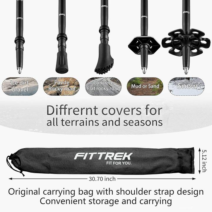 Actual product image FitTrek Teleskop-Wanderstöcke für Kinder