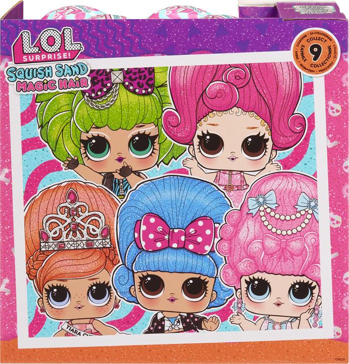 Actual product image MGA L.O.L. Surprise! Squish Sand Magic Hair Tots Asst in PDQ