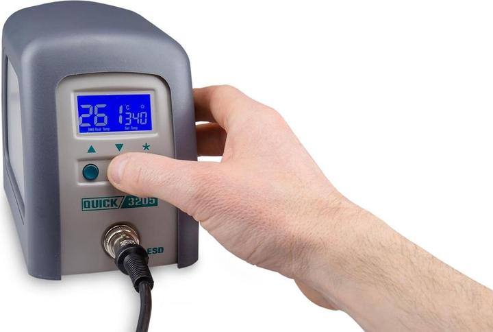 Actual product image Quick Digital Adjustable ESD High Frequency Soldering Station (ward)