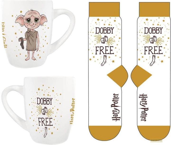 Actual product image Pyramid Harry Potter Dobby mug and socks set (312 ml, 1 x)