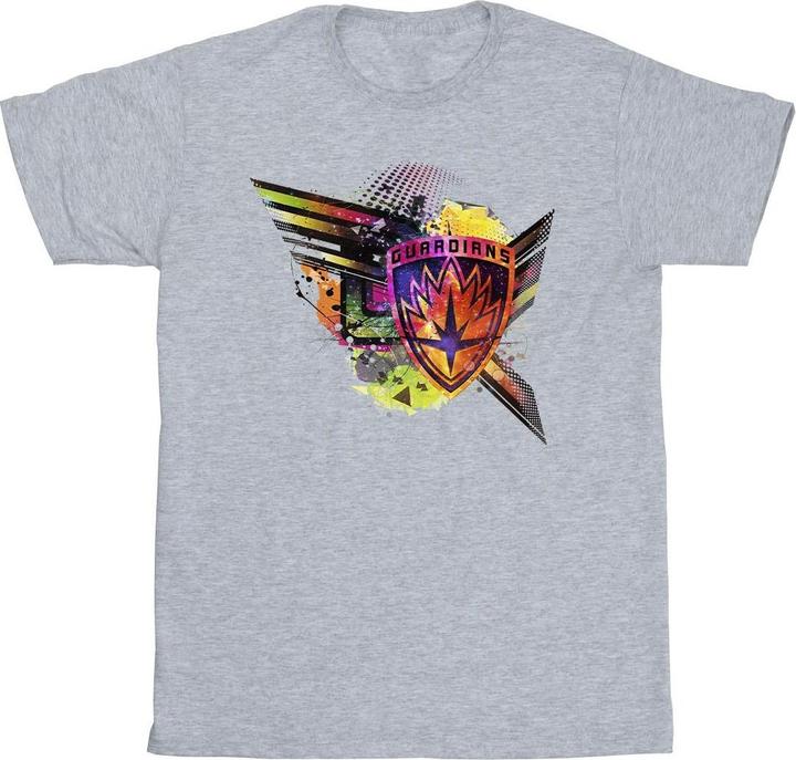 Image du produit - T-shirt GUARDIANS OF THE GALAXY ABSTRACT SHIELD CHEST - Homme (S)