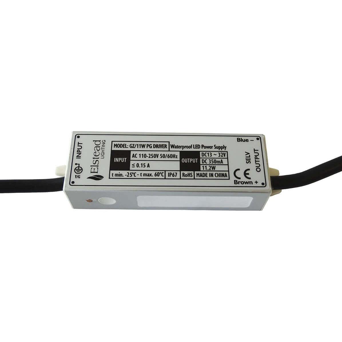 Elstead Lighting, Gartenbeleuchtung, Garden Zone Aussen-Garten Zubehör 11W Netzteil IP67 (IP67)