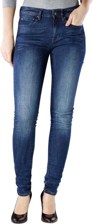 Actual product image G-Star Midge Zip Mid Skinny Jeans dark aged (W28/L30)