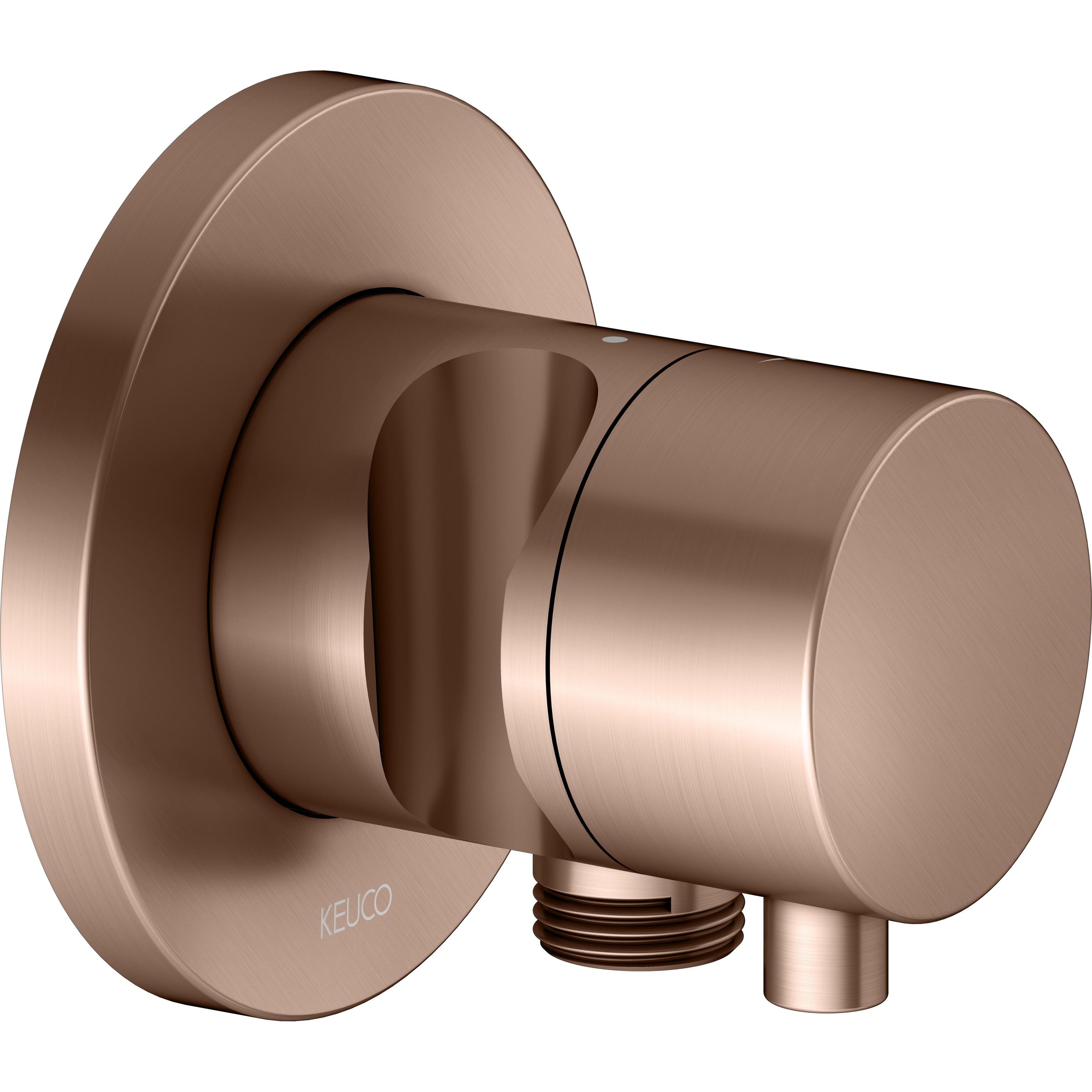 Keuco, Badarmatur, IXMO Absperrventil UP, 1 Verbraucher mit Schlauchanschluss und Brausehalter mit Comfort Griff