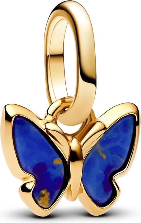 Image du produit Pandora Charm mini pendentif papillon bleu (Métal, Plaqué or)
