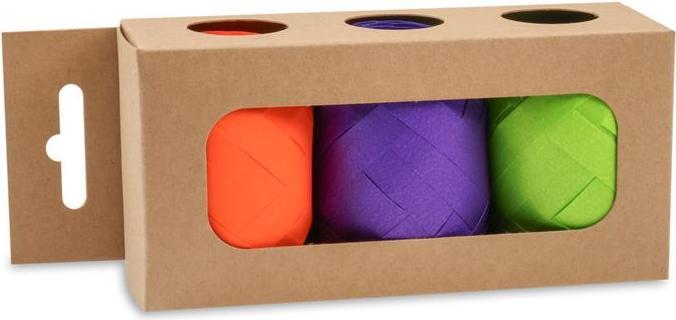 Produktbild Pattberg Geschenkband Opak Matt 3 Stück je 1 cm x 20 m, Mehrfarbig (3x)