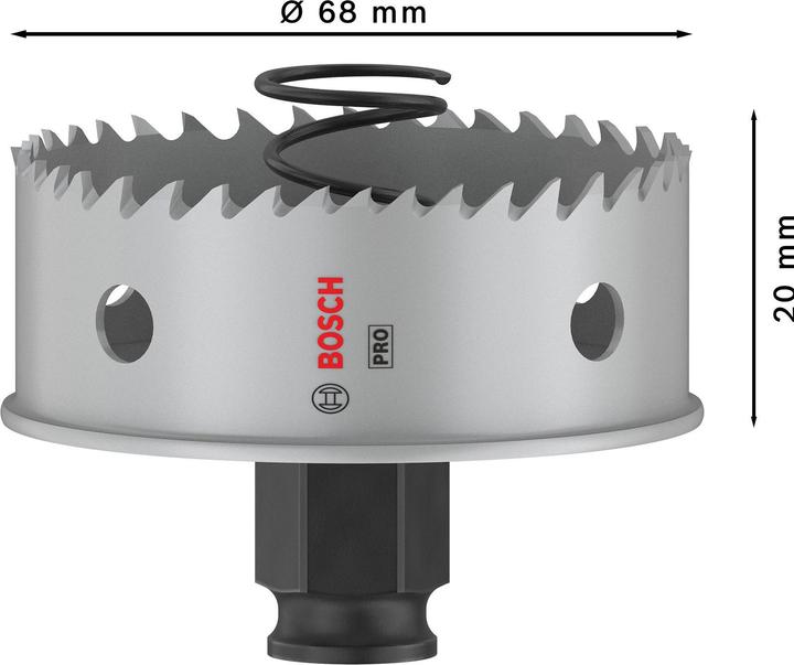 Productafbeelding Bosch Professional Zubehör PRO Plaatmetaal PC Plus gatenzaag, 68 mm (68 mm)