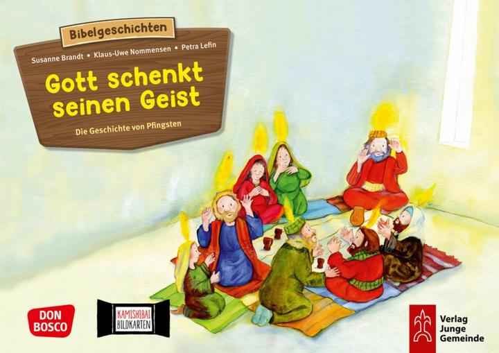 Produktbild Gott schenkt seinen Geist - Die Geschichte von Pfingsten. Kamishibai Bildkartenset (Deutsch, Klaus-Uwe Nommensen, Susanne Brandt, 2023)