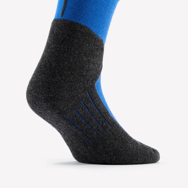 Produktbild Wedze Skisocken Snowboardsocken Erwachsene - 100 blau/schwarz (Einzelpack, 35 - 38)
