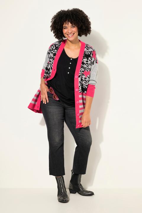 Produktbild Angel of Style Strickjacke, Mustermix, Langarm (56)