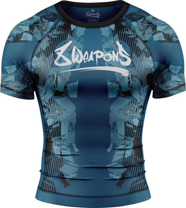 Actual product image 8Weapons 8 WEAPONS Rashguard, S/S, Hit 2.0, navy-black, S (S)