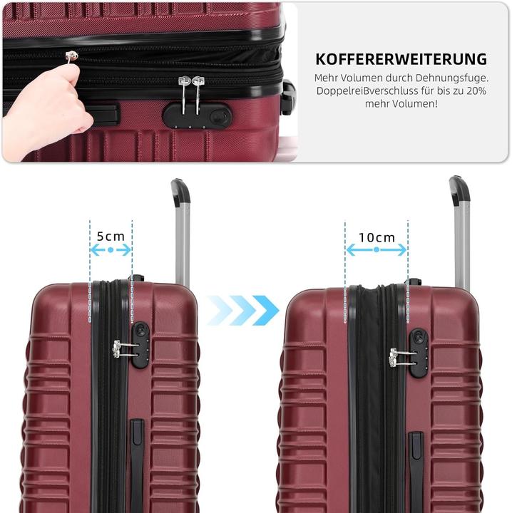 Produktbild Beibye Erweiterbarer Hartschalenkoffer (45 l)
