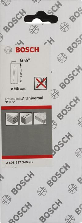 Immagine prodotto Bosch Professional Zubehör Punta a secco 65 mm Accesso (65 mm)