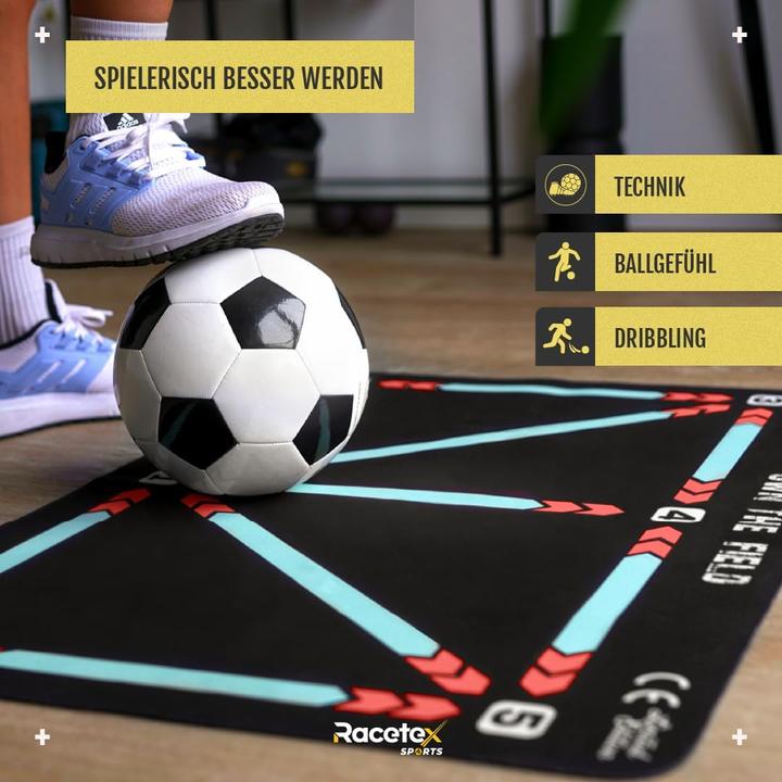 Actual product image Racetex Fussball-Trainingsmatte für Kinder (rutschfest)
