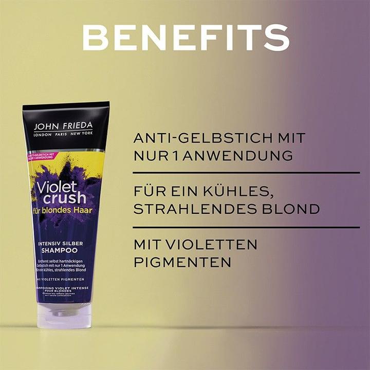 Actual product image John Frieda Violet Crush Silver Shampoo (250 ml, Liquid shampoo)