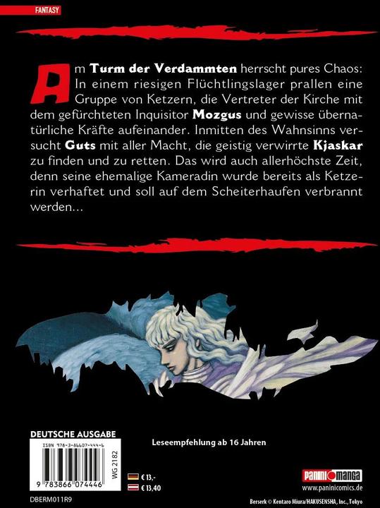 Actual product image Panini Berserk Max 11 (German, Kentaro Miura, 2007)