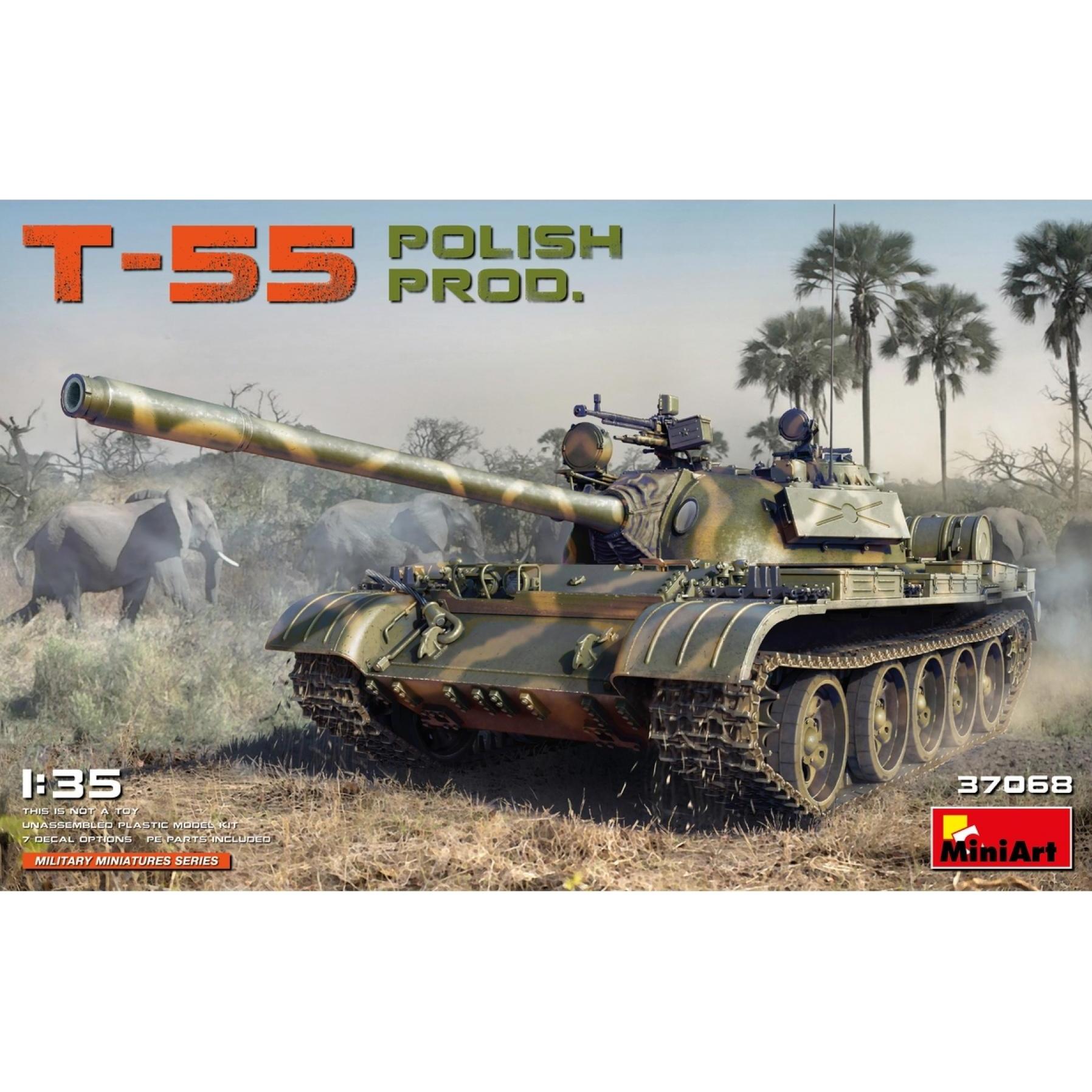 Thumbnail - Mini art T-55 Polish Prod.