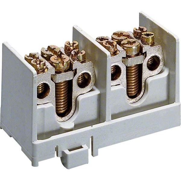 Hager HAG K22 35qmm Hauptleitungsabzweigklemme 2p 4 AbgÃ¤nge 25qmm, Elektronikzubehör + Gehäuse