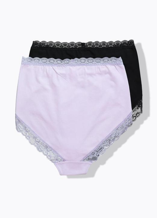 Immagine prodotto Ulla Popken Maxi slip in confezione doppia con pizzo (60, Confezione da 2)