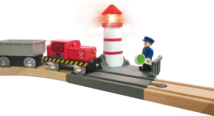 Actual product image Hape Sea + Rail Cargo Transportation Set