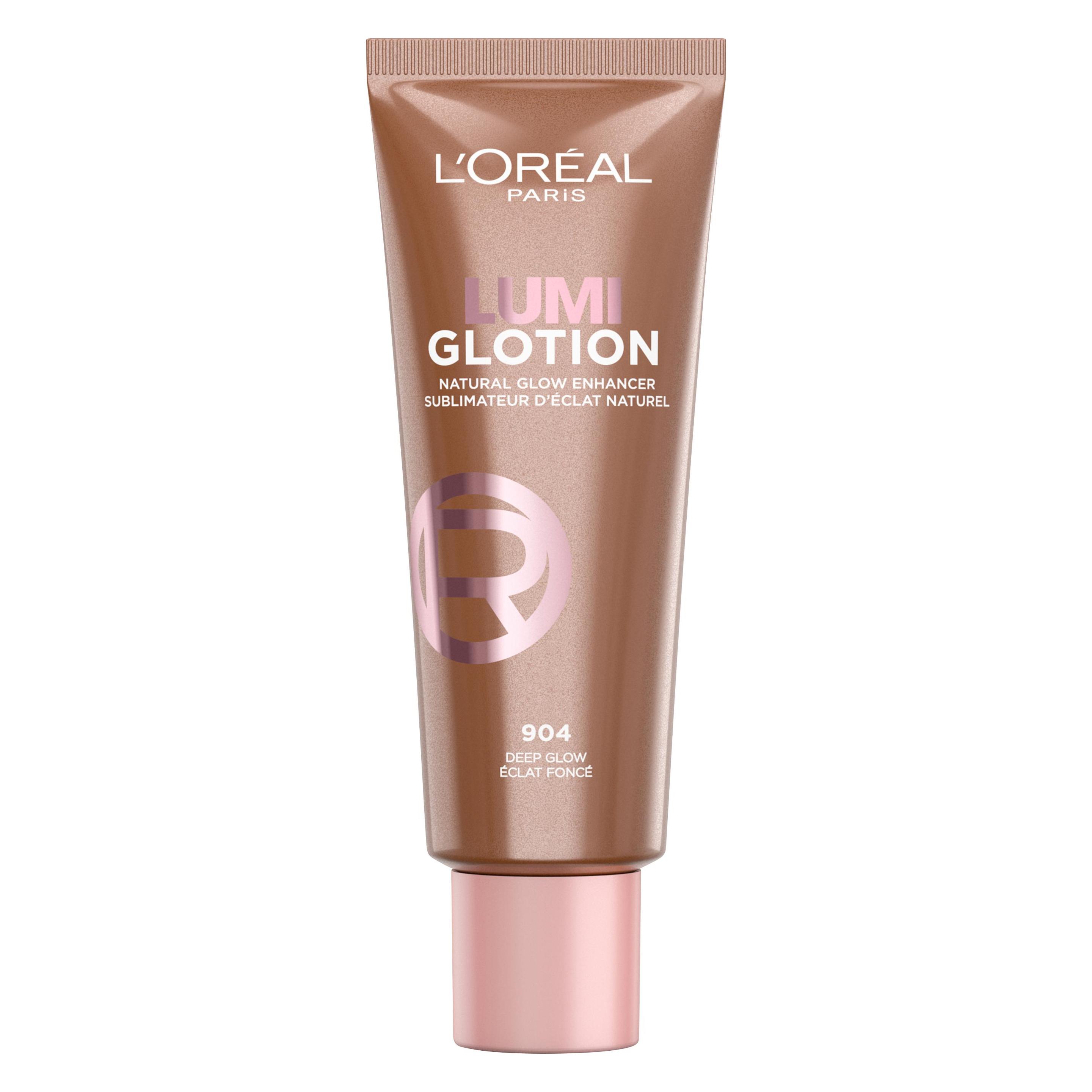 L'Oréal Paris, Highlighter + Bronzer, Lumi Glotion (#92482B, 904 Diepe Gloed, Diepe Gloed, Natuurlijke Glansversterker 904, Bronzer, Markeerstift)